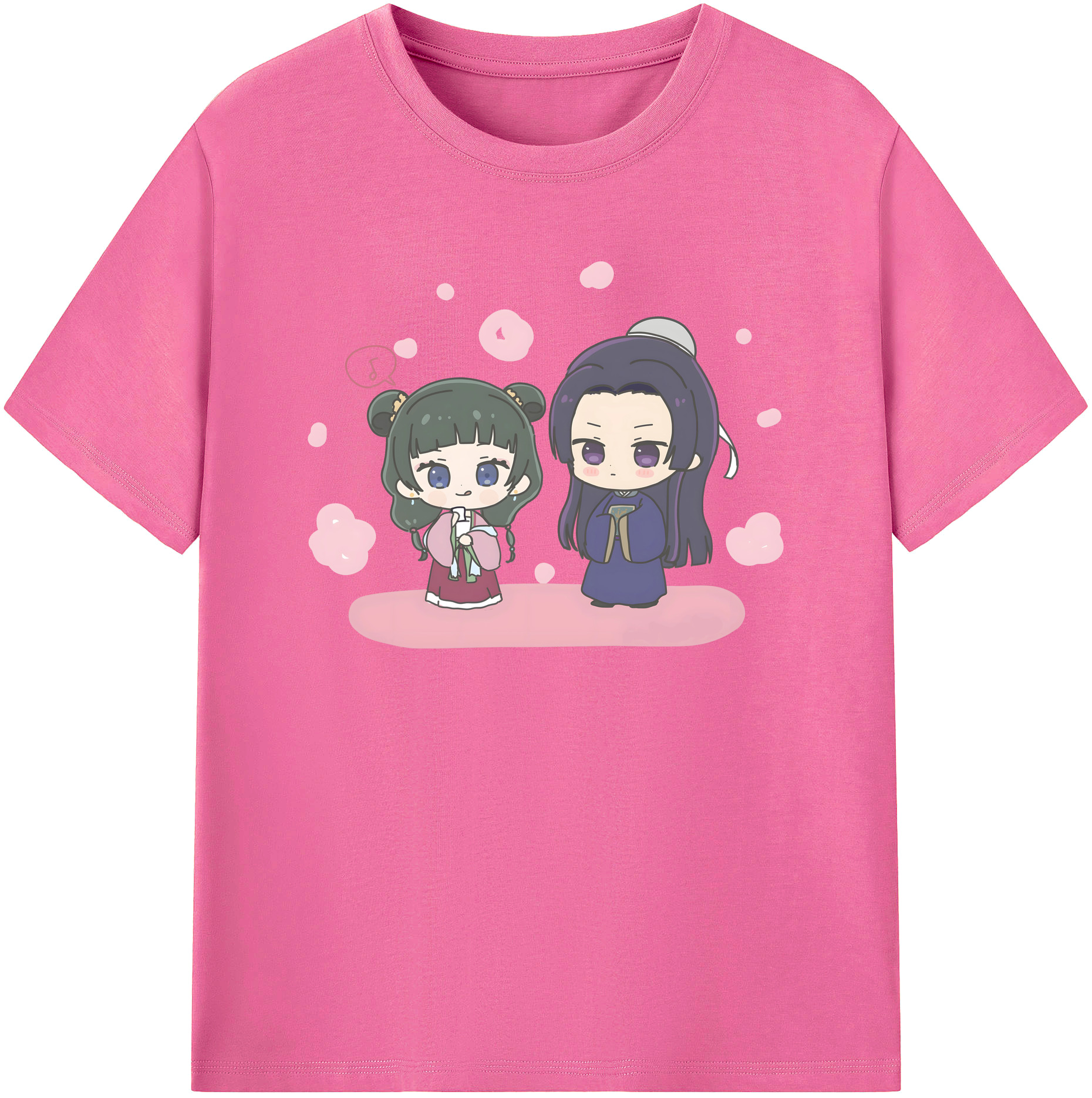 （画像用） 薬屋のひとりごと The Apothecary Diaries レディースカジュアルプリントTシャツ（綿100％）